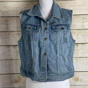 Champs jean vest jacket